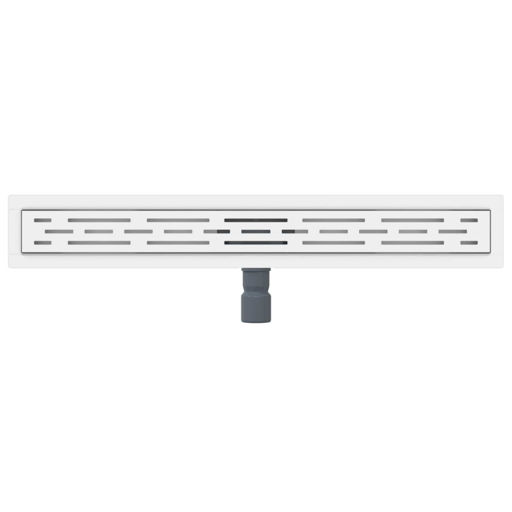 Produktbild för Duschavlopp med Linje Design Silver 70 cm Rostfritt Stål 304