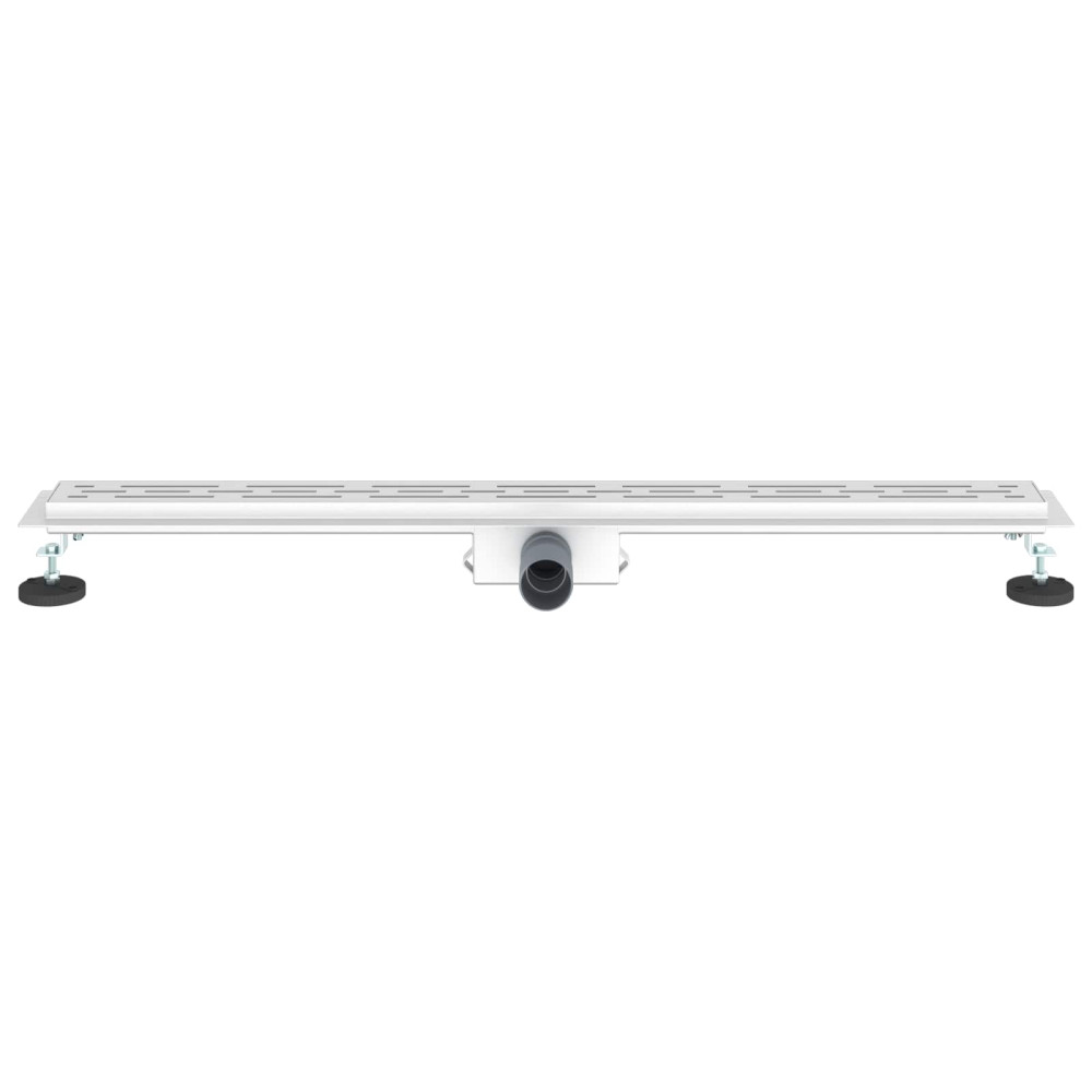 Produktbild för Duschavlopp med Linje Design Silver 90 cm Rostfritt Stål 304