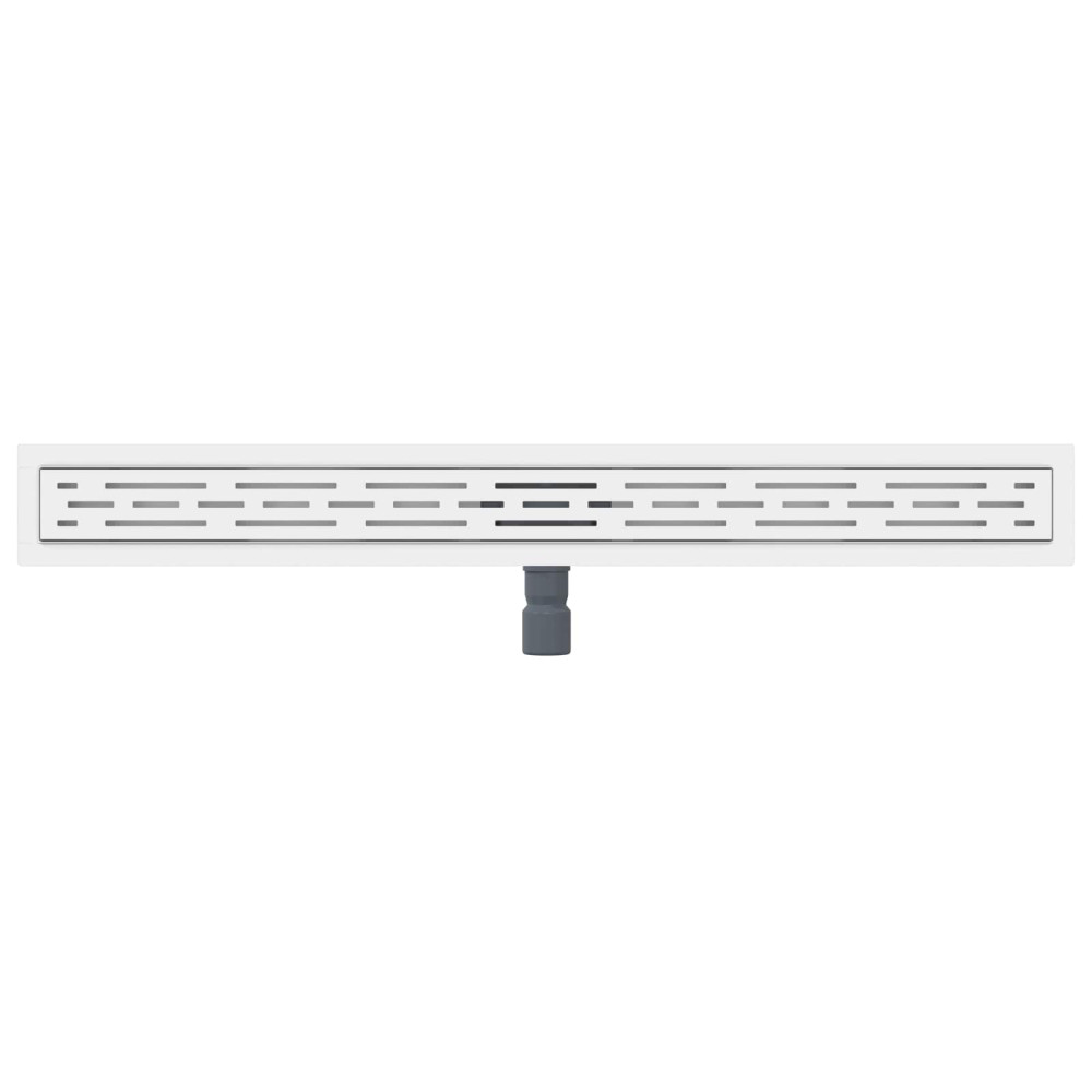 Produktbild för Duschavlopp med Linje Design Silver 90 cm Rostfritt Stål 304
