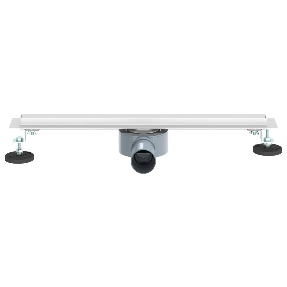 Produktbild för 360° Duschavlopp med smal modell Silver 50 cm
