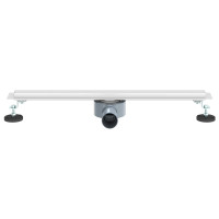 Produktbild för 360° Duschavlopp med smal modell Silver 60 cm