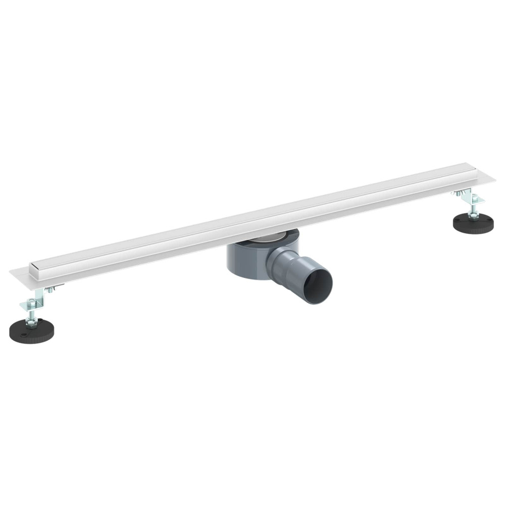 Produktbild för 360° Duschavlopp med smal modell Silver 70 cm