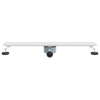 Produktbild för 360° Duschavlopp med smal modell Silver 70 cm