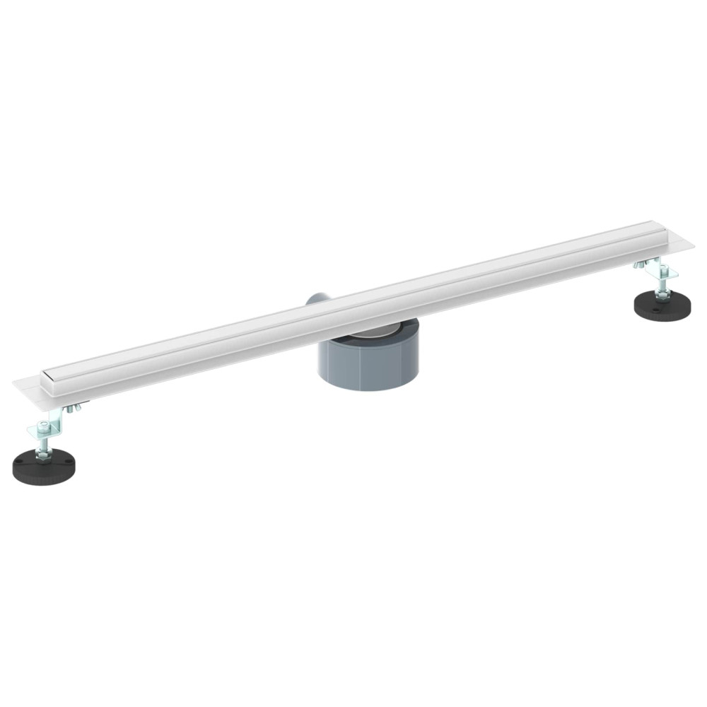 Produktbild för 360° Duschavlopp med smal modell Silver 70 cm