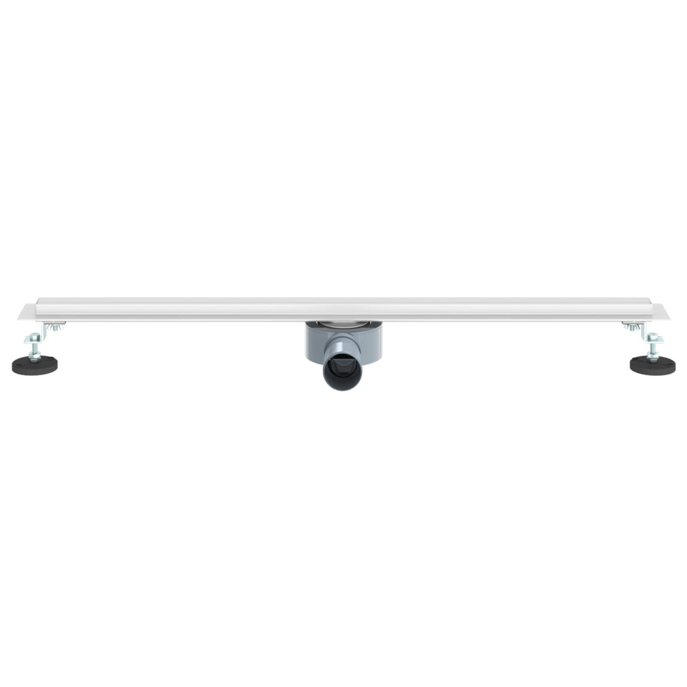 Produktbild för 360° Duschavlopp med smal modell Silver 80 cm