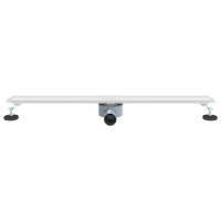 Produktbild för 360° Duschavlopp med smal modell Silver 80 cm