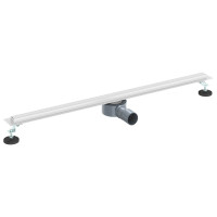Produktbild för 360° Duschavlopp med smal modell Silver 90 cm