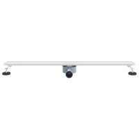 Produktbild för 360° Duschavlopp med smal modell Silver 90 cm