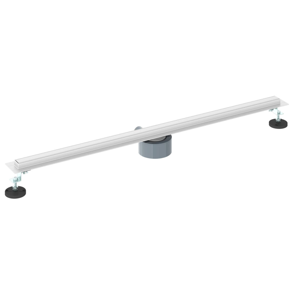 Produktbild för 360° Duschavlopp med smal modell Silver 90 cm