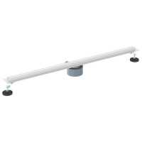 Produktbild för 360° Duschavlopp med smal modell Silver 90 cm