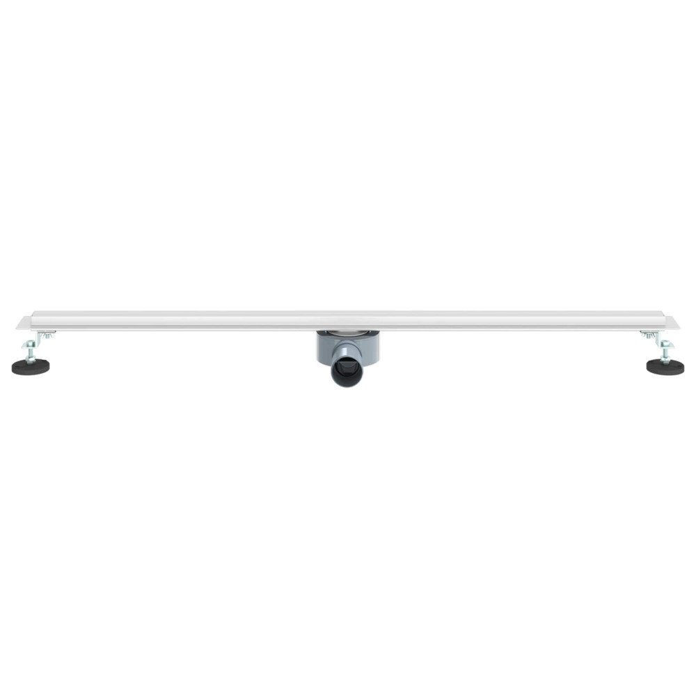 Produktbild för 360° Duschavlopp med smal modell Silver 100 cm