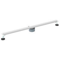 Produktbild för 360° Duschavlopp med smal modell Silver 100 cm