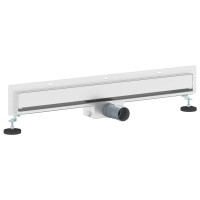 Produktbild för Väggmonterat duschavlopp Silver 70 cm Rostfritt Stål 304