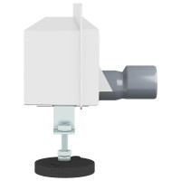 Produktbild för Väggmonterat duschavlopp Silver 80 cm Rostfritt Stål 304