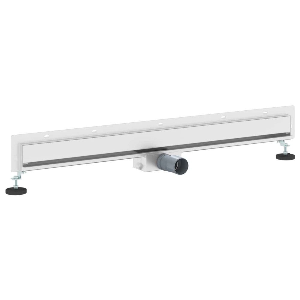 Produktbild för Väggmonterat duschavlopp Silver 90 cm Rostfritt Stål 304