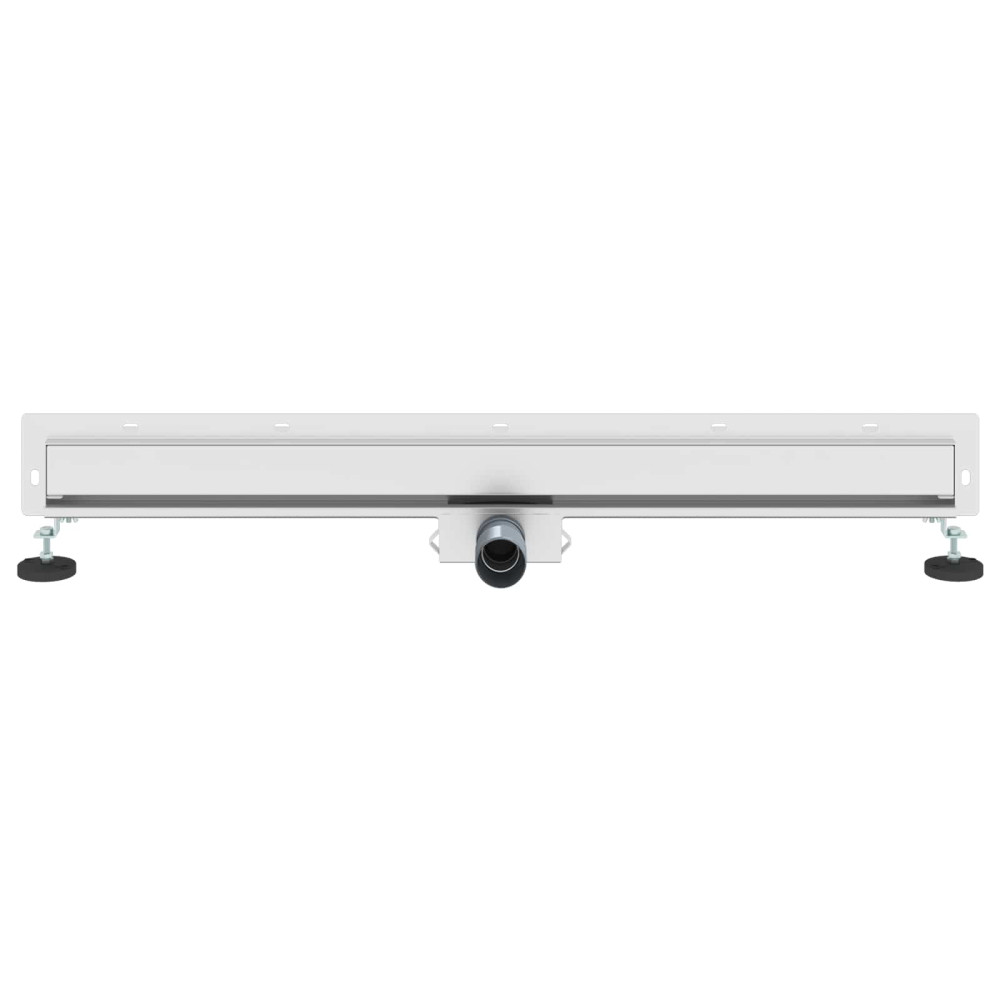 Produktbild för Väggmonterat duschavlopp Silver 90 cm Rostfritt Stål 304
