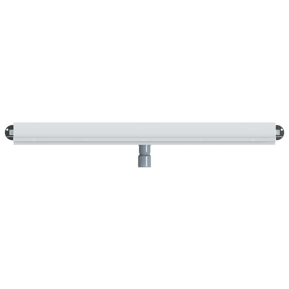 Produktbild för Väggmonterat duschavlopp Silver 100 cm Rostfritt Stål 304