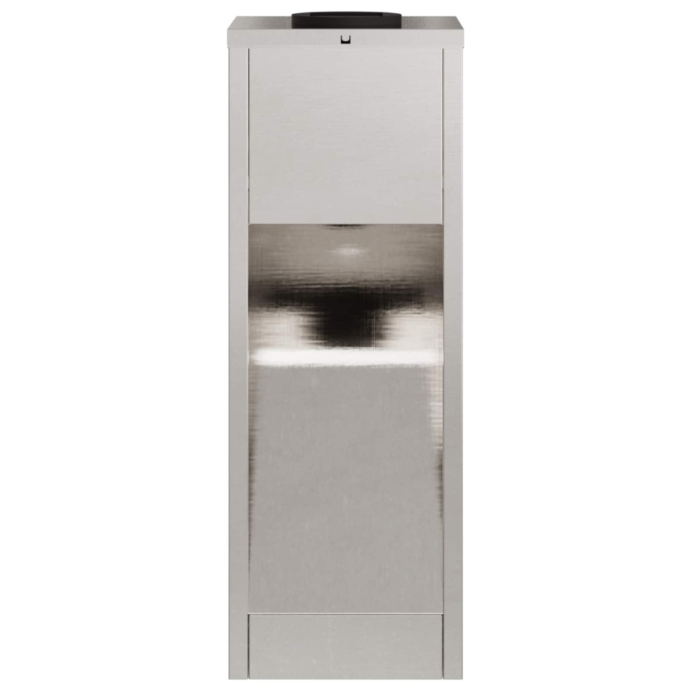Produktbild för Solcell LED-vägbelysning 2 pcs Silver Rostfritt stål