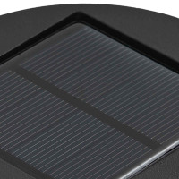 Produktbild för Solcell LED-vägbelysning 2 pcs Silver Rostfritt stål