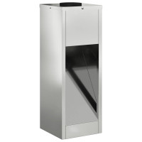 Produktbild för Solcell LED-vägbelysning 2 pcs Silver Galvaniserad