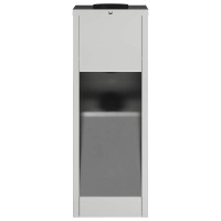Produktbild för Solcell LED-vägbelysning 2 pcs Silver Galvaniserad