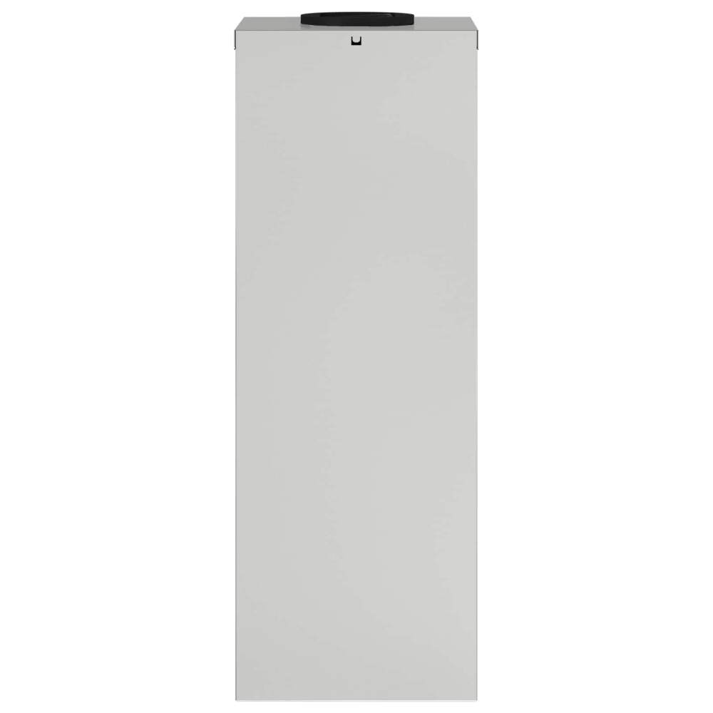 Produktbild för Solcell LED-vägbelysning 2 pcs Silver Galvaniserad