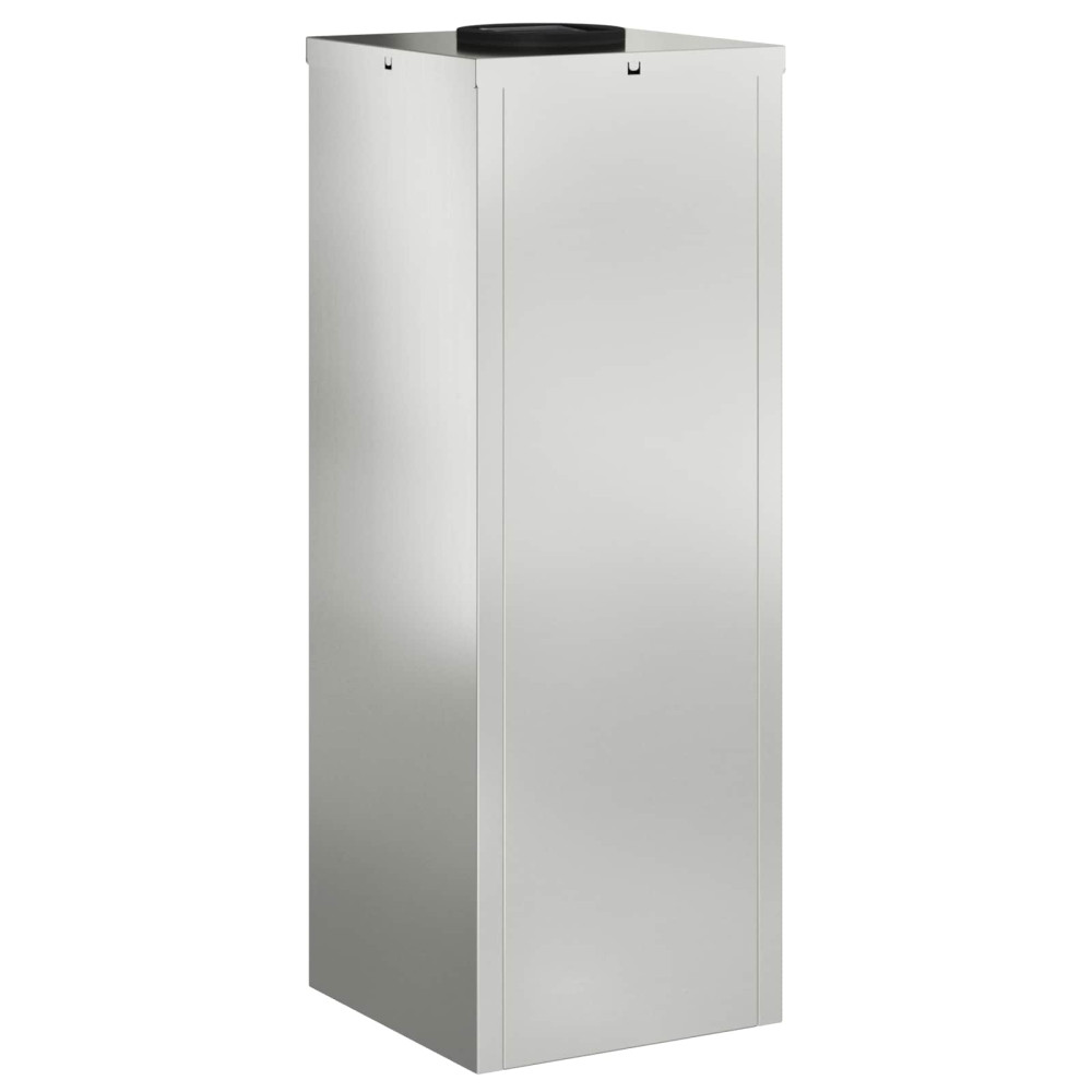 Produktbild för Solcell LED-vägbelysning 2 pcs Silver Galvaniserad