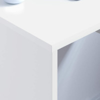 Produktbild för Väggmonterat skrivbord Vit 60 x 45 x 30 cm Konstruerat trä