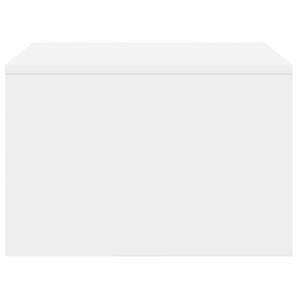 Produktbild för Väggmonterat skrivbord Vit 60 x 45 x 30 cm Konstruerat trä