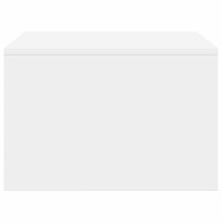 Produktbild för Väggmonterat skrivbord Vit 60 x 45 x 30 cm Konstruerat trä
