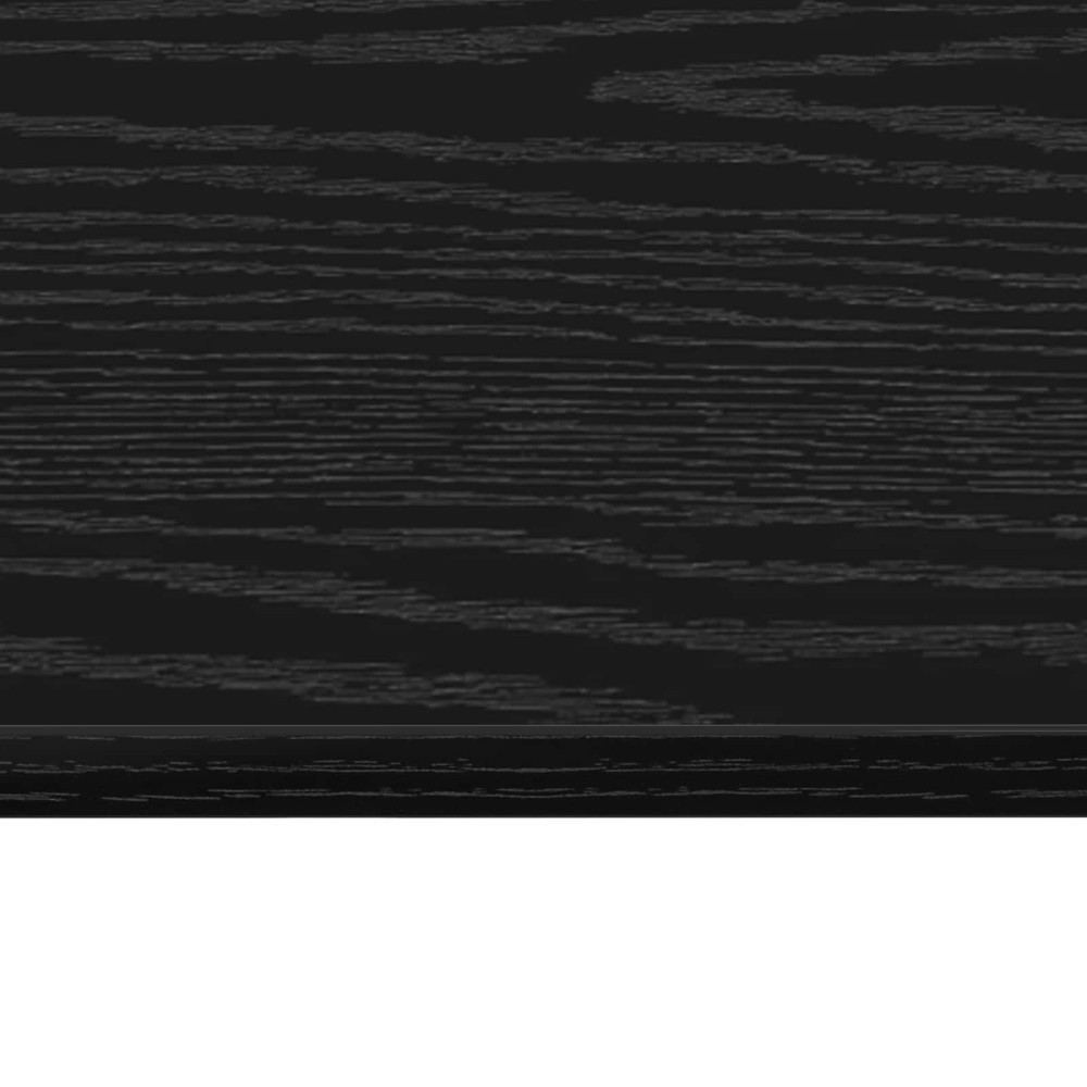 Produktbild för Väggmonterat skrivbord Svart Ek 60 x 45 x 30 cm Konstruerat trä