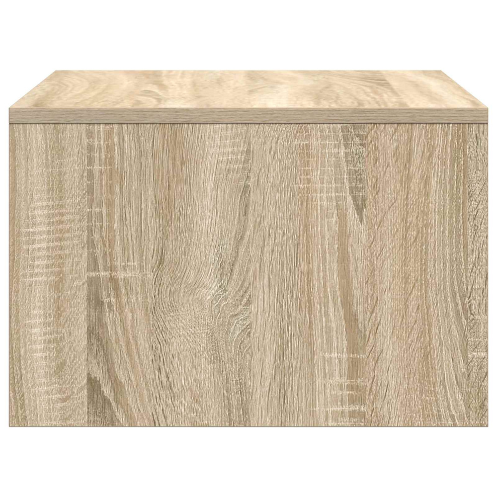 Produktbild för Väggmonterat skrivbord Väggmonterad Sonoma-ek 60 x 45 x 30 cm