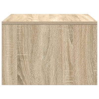 Produktbild för Väggmonterat skrivbord Väggmonterad Sonoma-ek 60 x 45 x 30 cm