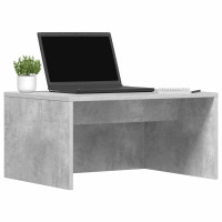 Produktbild för Väggmonterat skrivbord Väggmonterad Betonggrå 60 x 45 x 30 cm