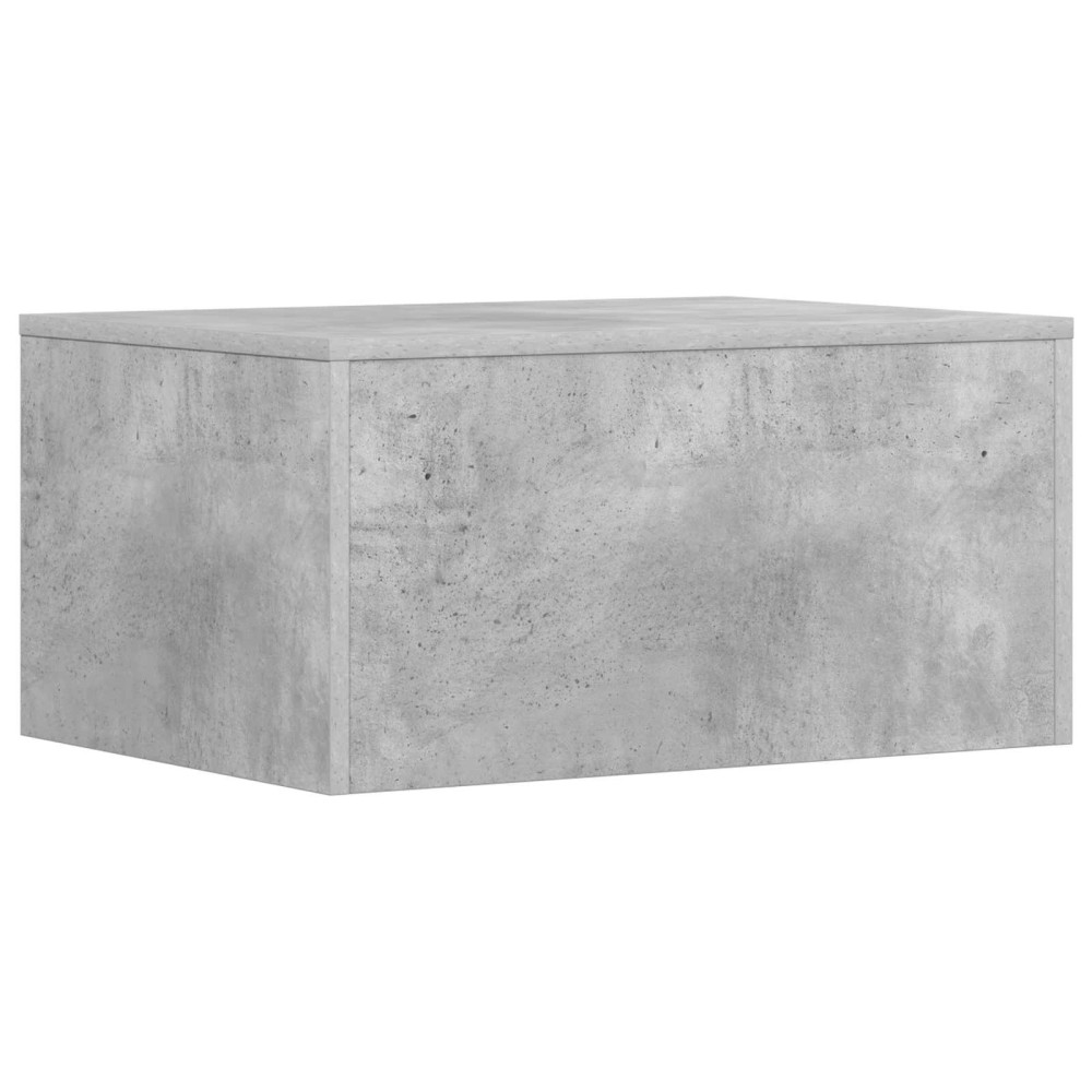 Produktbild för Väggmonterat skrivbord Väggmonterad Betonggrå 60 x 45 x 30 cm