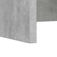 Produktbild för Väggmonterat skrivbord Väggmonterad Betonggrå 60 x 45 x 30 cm