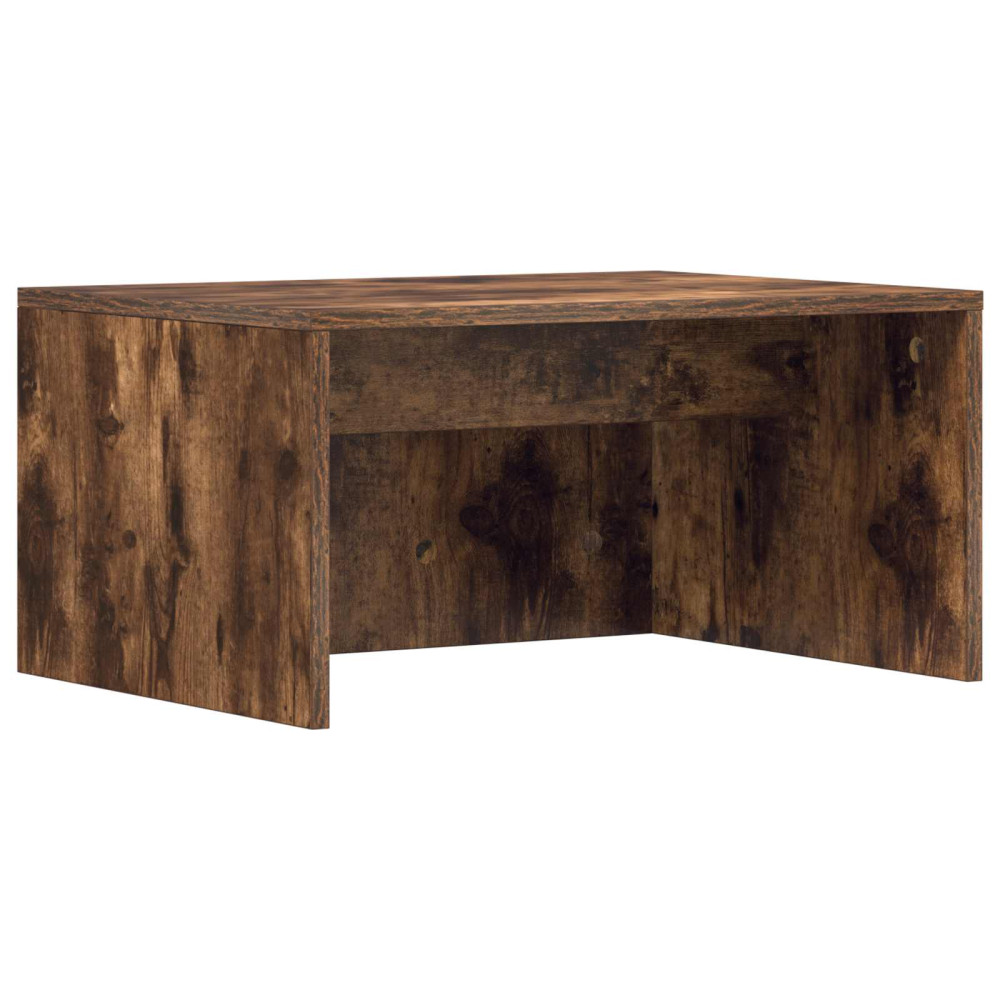 Produktbild för Väggmonterat skrivbord Rökt ek 60 x 45 x 30 cm Konstruerat trä