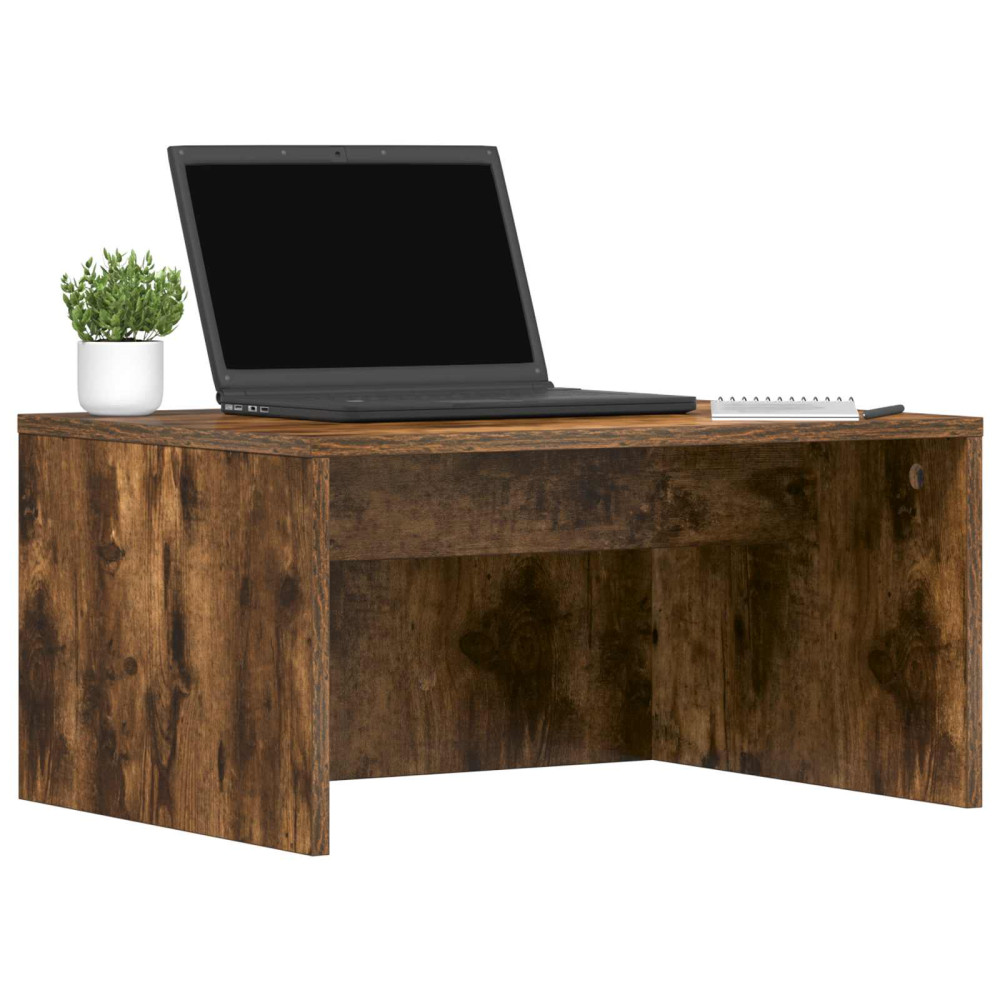 Produktbild för Väggmonterat skrivbord Rökt ek 60 x 45 x 30 cm Konstruerat trä