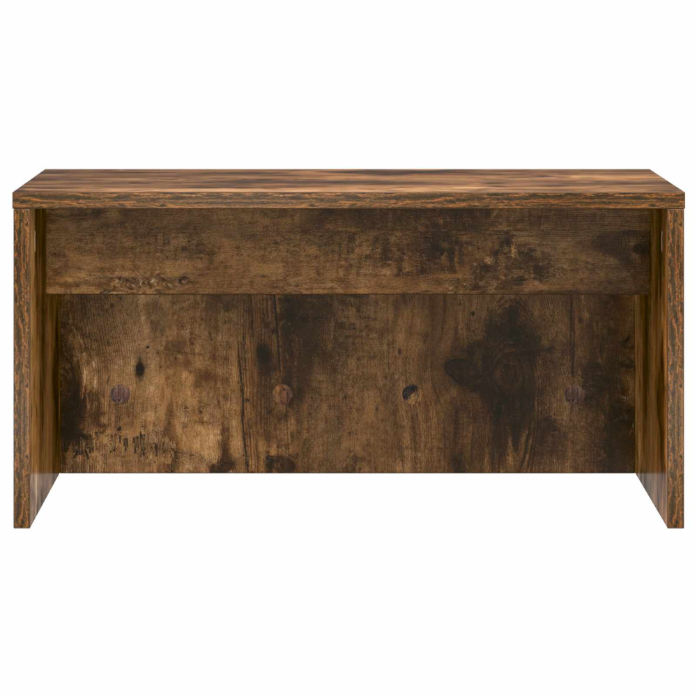 Produktbild för Väggmonterat skrivbord Rökt ek 60 x 45 x 30 cm Konstruerat trä