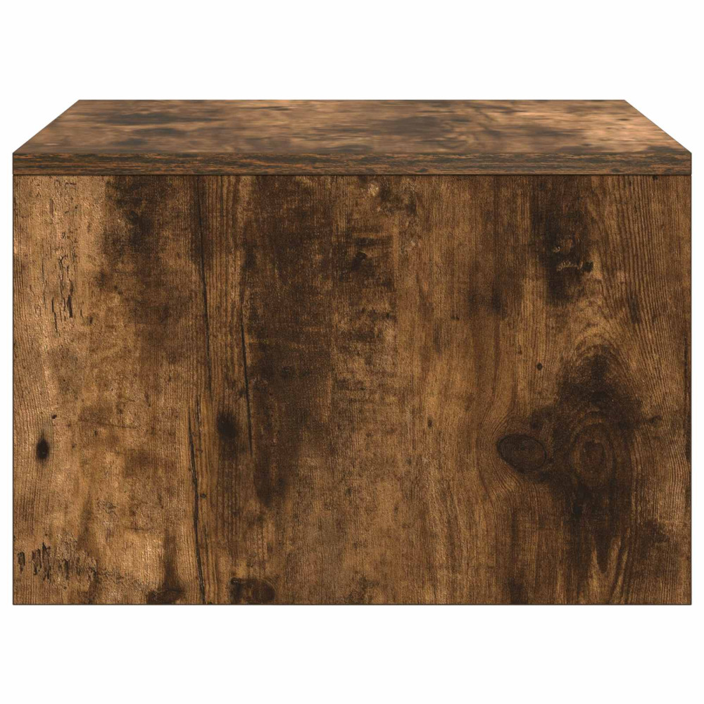 Produktbild för Väggmonterat skrivbord Rökt ek 60 x 45 x 30 cm Konstruerat trä