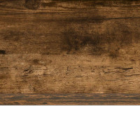 Produktbild för Väggmonterat skrivbord Rökt ek 60 x 45 x 30 cm Konstruerat trä