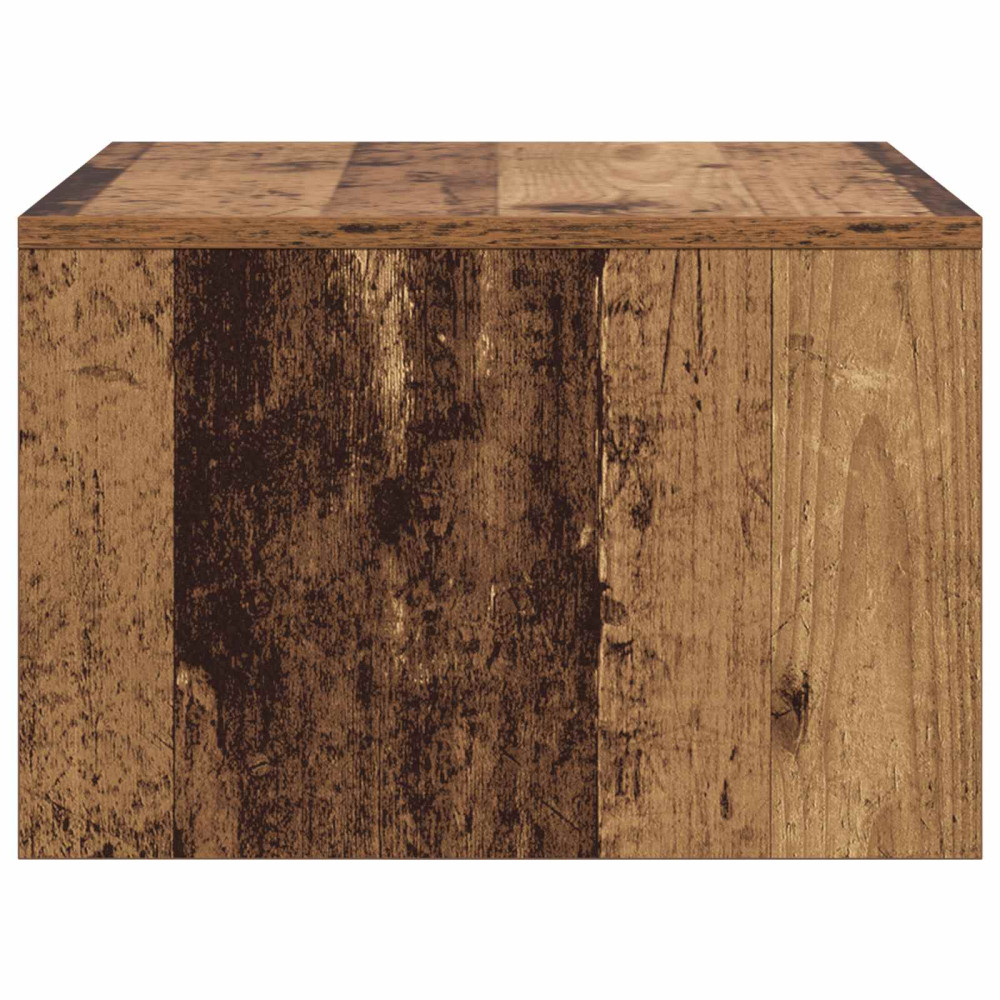 Produktbild för Väggmonterat skrivbord Väggmonterad Gammalt trä 60 x 45 x 30 cm