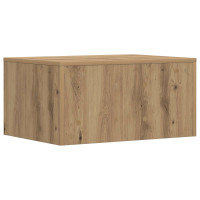 Produktbild för Väggmonterat skrivbord Väggmonterad Artisan Ek 60 x 45 x 30 cm