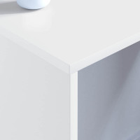 Produktbild för Väggmonterat skrivbord Vit 80 x 45 x 30 cm Konstruerat trä