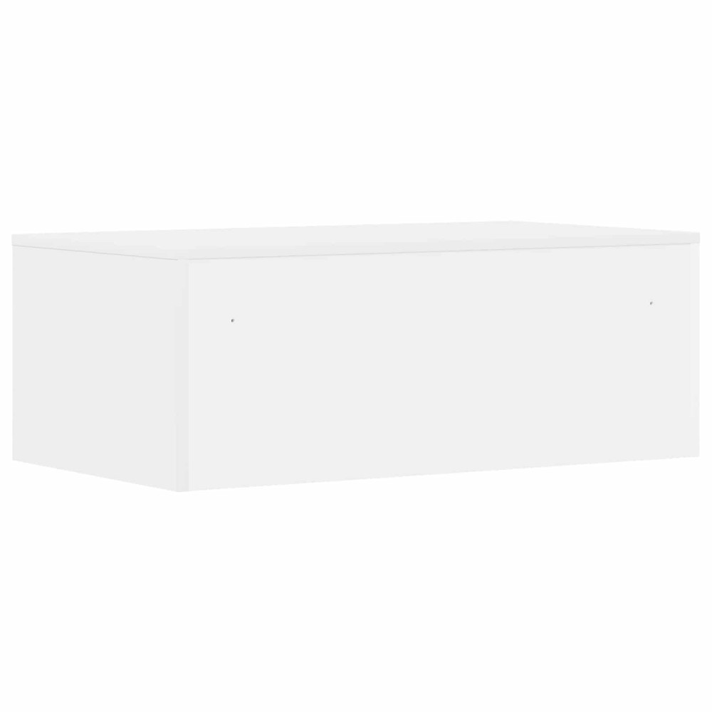 Produktbild för Väggmonterat skrivbord Vit 80 x 45 x 30 cm Konstruerat trä