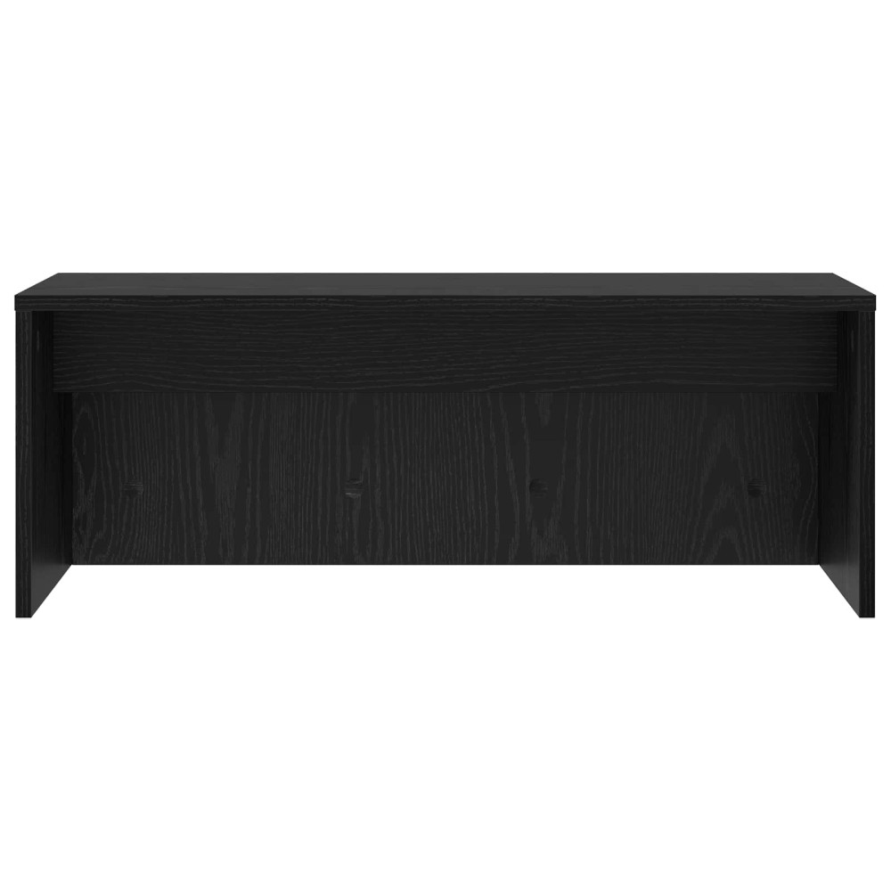 Produktbild för Väggmonterat skrivbord Svart Ek 80 x 45 x 30 cm Konstruerat trä
