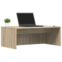 Produktbild för Väggmonterat skrivbord Väggmonterad Sonoma-ek 80 x 45 x 30 cm