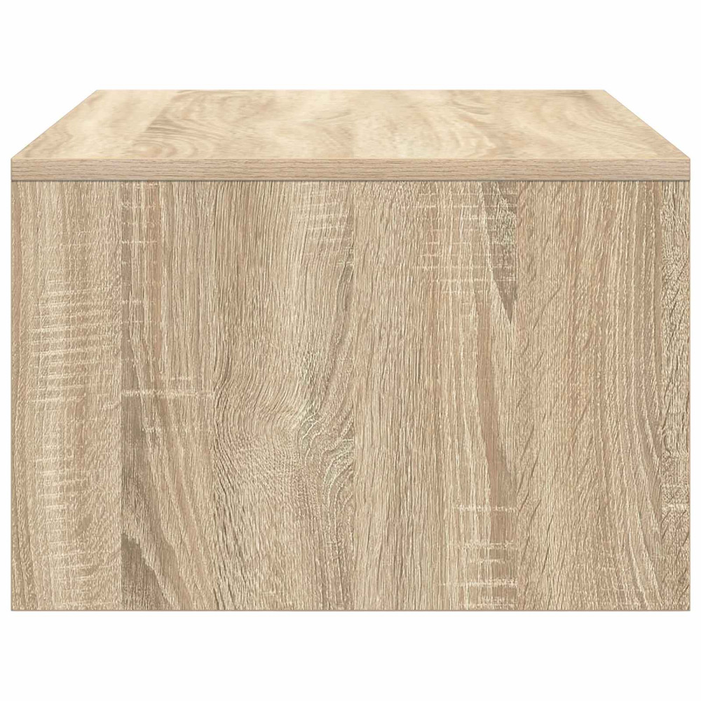 Produktbild för Väggmonterat skrivbord Väggmonterad Sonoma-ek 80 x 45 x 30 cm