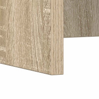 Produktbild för Väggmonterat skrivbord Väggmonterad Sonoma-ek 80 x 45 x 30 cm