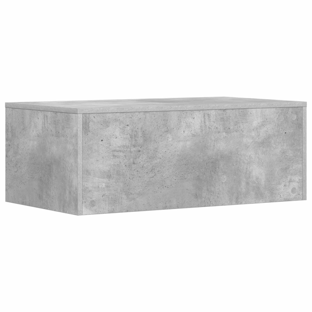 Produktbild för Väggmonterat skrivbord Väggmonterad Betonggrå 80 x 45 x 30 cm